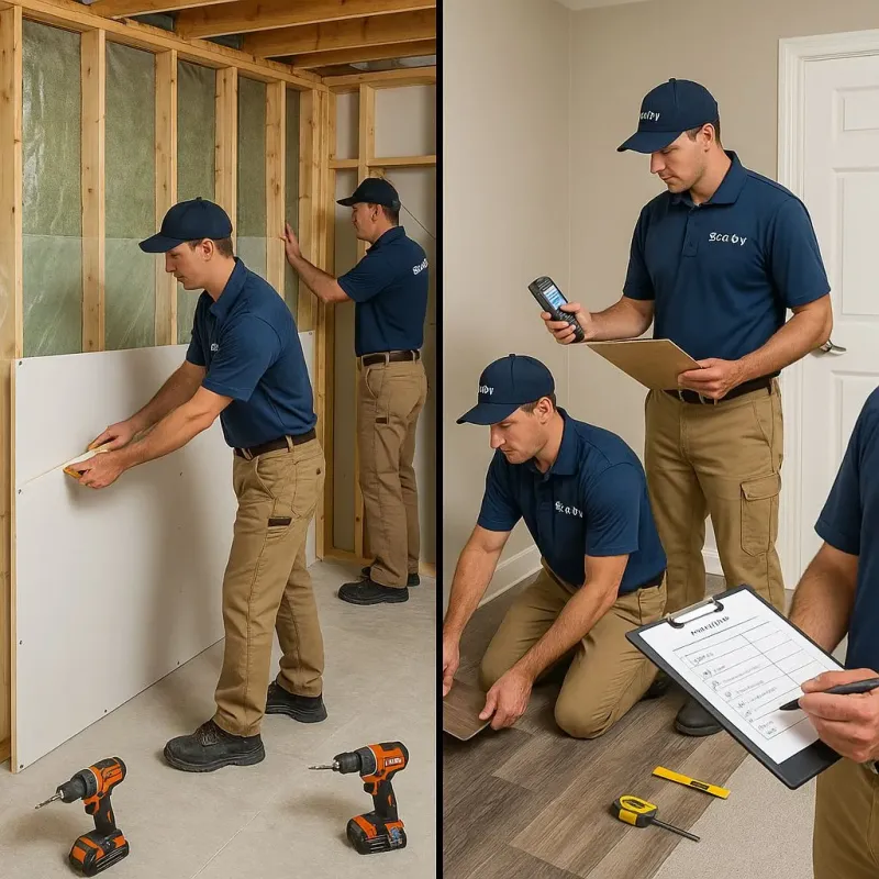 Repairs and Reconstruction process in Tega Cay, SC