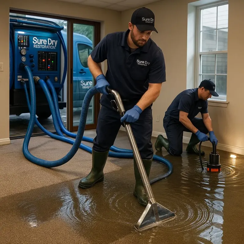 Water Extraction and Removal process in Tega Cay, SC